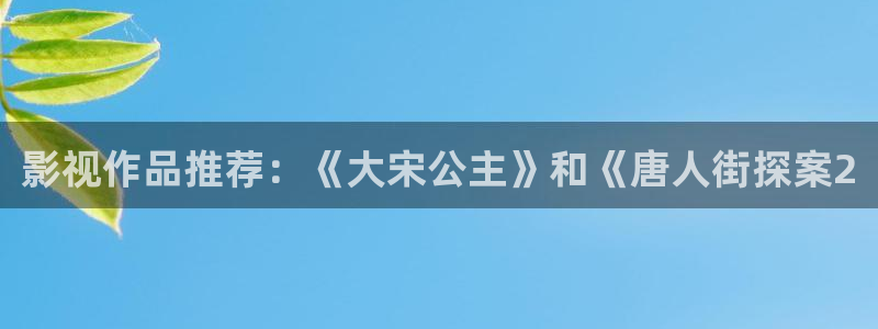 6080新视觉伦理影院：影视作品推荐：《大宋公主》和《唐人街探案2